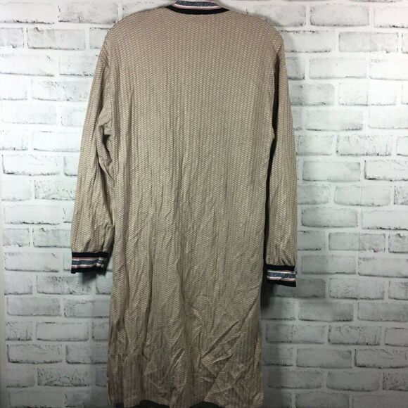 DR2 Women's Sweater Beige Multicolor Size S Cardigan Duster Knit Striped NWT - Picture 2 of 6